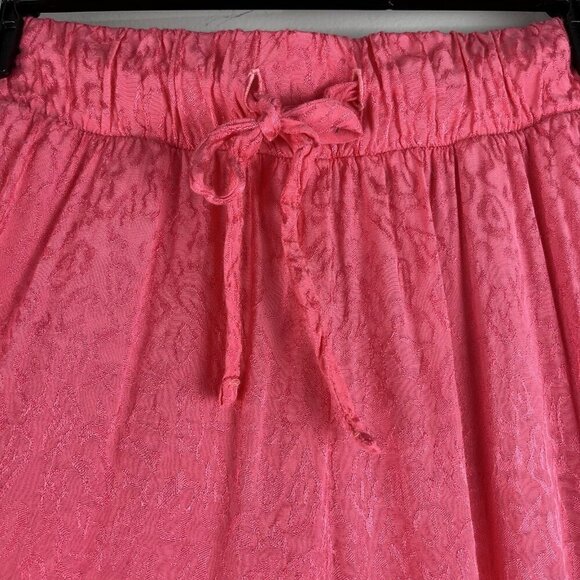 Nation LTD Fremont UnJoggers Womens M Cheetah Jacquard Sateen Pink Lightweight - Picture 4 of 16